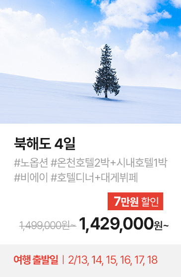 단거리 여행 상품6