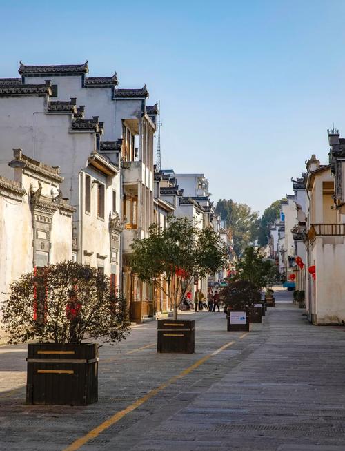 황산 명청대 옛거리