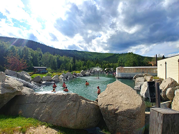 북극 유황 노천온천(Chena Hot Springs)
